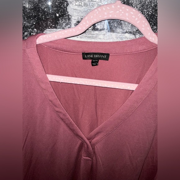 (SOLD) LANE BRYANT PRELOVED TOP WITH ELBOW LENGTH SLEEVES - Picture 3 of 3